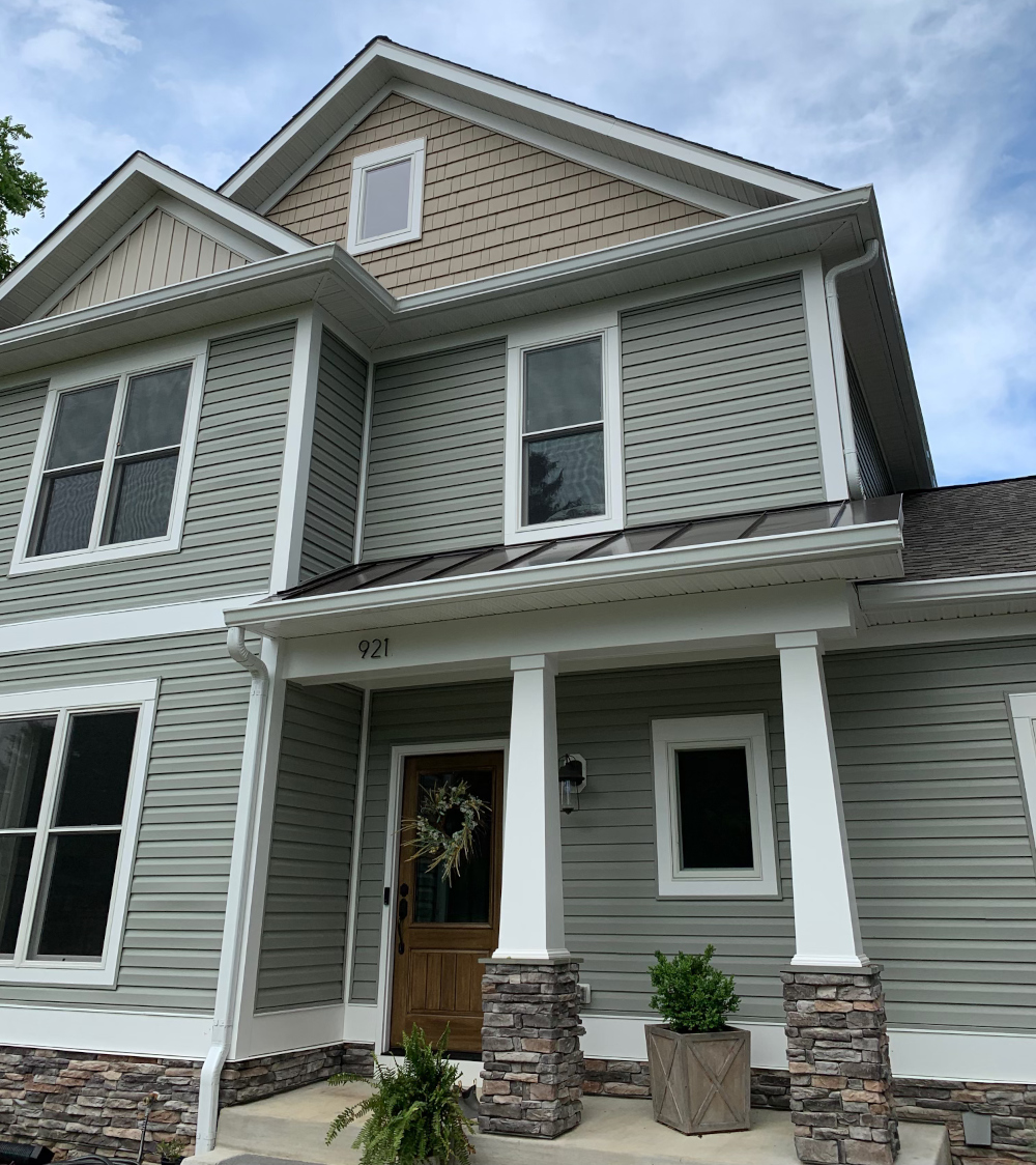 Exterior Services on this home provided by Bean & Mallow Exteriors, Inc.